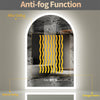 LED Bathroom Mirror with Time Dimming Demister Touch Sensor Illuminated Lights