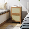 Wooden Bedroom Bedside Cabinet Furniture 2 Shelves Storage Nightstand Side Table