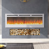 40/50/60/70/80/100 inch Insert/ Wall Mounted LED Fireplace Electric Media Fire