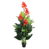 6FT Extra Large Artificial Canna Flower Tree Realistic Fake Plant Indoor Outdoor