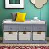 Shoe Storage Bench Seat Shoes Cabinet Rack Hallway Organiser Cupboard Entrance