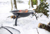 Black Fire Pit Steel Patio Garden Heater Outdoor Folding BBQ Foldable Camping