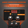 350A MIG Welder Machine Gasless 220V Inverter MIG/ARC/TIG Welding Machine