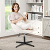 Criss Cross Chair Swivel Cross Legged Chair Computer Desk Task Vanity Chair