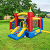 Kids Bouncy Castle Inflatable Bouncer House Blow Up Jumper w/Slide Carrying Bag