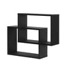 Display Space Saving Multi Compartment Floating Wall Shelves Display Shelf