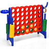 Giant 4 in a Row Game Jumbo Connect 4 Garden Games 42 Rings Basketball Hoop Blue