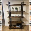 Large Industrial Bookcase Wood Vintage Heavy Duty Storage Unit Display Bookshelf