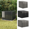 6.4 x 6.7ft Garden Waterproof Anti-UV Storage Pent Bike Shed Steel Lockable Door