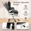 Executive Office Chair PU Leather Computer Desk Chair w/ Rocking Function Black