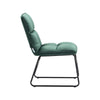 Leisure Single Sofa Armchair Modern Wing Back Chesterfield Button Accent Chair