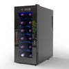 33L Freestanding Wine Fridge with Temperature Control, LED Light, 12 Bottles UK