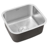1.0 Deep Single Bowl Stainless Steel Kitchen Sink Undermount Small Basin Drainer