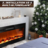Electric Fireplace & Surrounds Framed Fire Flame Mantelpieces LED Jzndkiqhmykzus