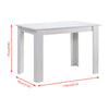Rectangle Dining Tables for 2-4 Small Space, Wooden Kitchen Table Home/Office