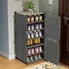 Shoes Storage Shelf Unit Hallway Shoe Rack Stand Flip Doors Dustproof Cupboard