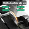 Multi Mini Table Saw Woodwork Cutting Tool Home Polish Machine Bench with Blade