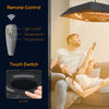 2000W Patio Electric Hanging Ceiling Heater Halogen Remote Aluminium