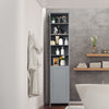 Bathroom Cabinet Freestanding Floor Cabinet Narrow Storage Cabinet Adjustable