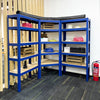 5 Tier Racking Shelf Heavy Duty Garage Shelving Storage Shelves Unit Work Bench
