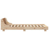 Bed Frame with Headboard 90x190 Solid Wood Pine F2W4
