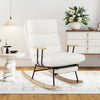 Nursery Rocking Chair w/ 5-level Adjustable Backrest-White