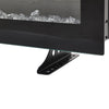 LED Fireplace Media Wall Fire Wall Mounted / Standing Feet Electric Heater 40in