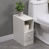 Slim Bedside Table Cabinet with Drawer for Bedroom Sofa Side Table End Tables