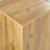 SIDEBOARD SIDE CABINET WITH 3 DRAWER STORAGE & LED OPEN SHELVES FOR LIVING ROOM