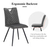 Set of 4 Dining Chairs Velvet Padded Modern Home Kitchen Legs