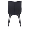 2/4/6x Dining Chairs Velvet Padded Chairs w/ Backrest for Lounge Kitchen Counter