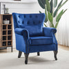 Chesterfield Wing Back Armchair High Back Fireside Armchair Lounge Sofa Chair UK