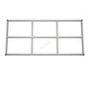 Garden Shed Pent Roof 4X8FT Metal Free Foundation Base Storage House Anthracite