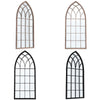 Wall Mirror Mount Decorative Long Hanging Arched Window Style Frame Decor Mirror