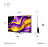 LG OLED 65" Inch G5 4K Ultra HD OLED evo AI HDR Dolby Atmos Smart TV