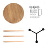 1/2/4 Dining Chair Glass/Wood/Metal Dining Table Office Coffee Lounge Furniture