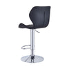 Set of 2 Bar Stools Kitchen Swivel Gas Lift Stools Dining Breakfast Pub Chair
