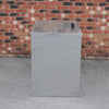 Large Feed Bins Storage 64L Galvanised Metal Waterproof Outdoor 2 Compartments