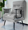 3 In 1 Folding Portable Single Seater Padded Lazy Sofa Bed Lounger Couch Sleeper