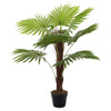 90cm Artificial Palm Tree Realistic Fake Tropical Potted Plant In/Outdoor Decor