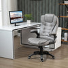 Vinsetto High Back Home Office Chair Swivel Microfibre Fabric Desk Chair, Grey