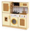 Toddler Play Kitchen Set Pretend Play Kitchen-Yellow
