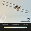 LED Ceiling Light Chandelier Lamp Adjustable Dimmable CCT Remote Control 110cm
