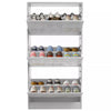 3 Drawer Shoe Cabinet Storage Cupboard Unit Shoe Rack Wooden Stand Organiser