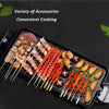 1500W Non-stick Electric Table Top Teppanyaki Grill BBQ Hot Plate Cooking Indoor