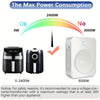2000W Voltage Transformer UK-Regulator AC 240V to 110V Step-down Converter White