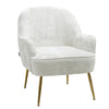 Velvet Scallop Shell Back Tub Chair Armchair Dressing Sofa Stool Bedroom Lounge