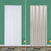 PVC Folding Concertina Door Gloss Sliding Door Panel Washable Bi Divider Screen