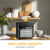 Air Fryer Toaster Oven 18L Large 10-in-1 Digital Convection Oven Air Fryer Oven
