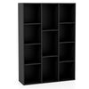 11-Cube Bookcase Modern Geometric Bookshelf Display Cabinet